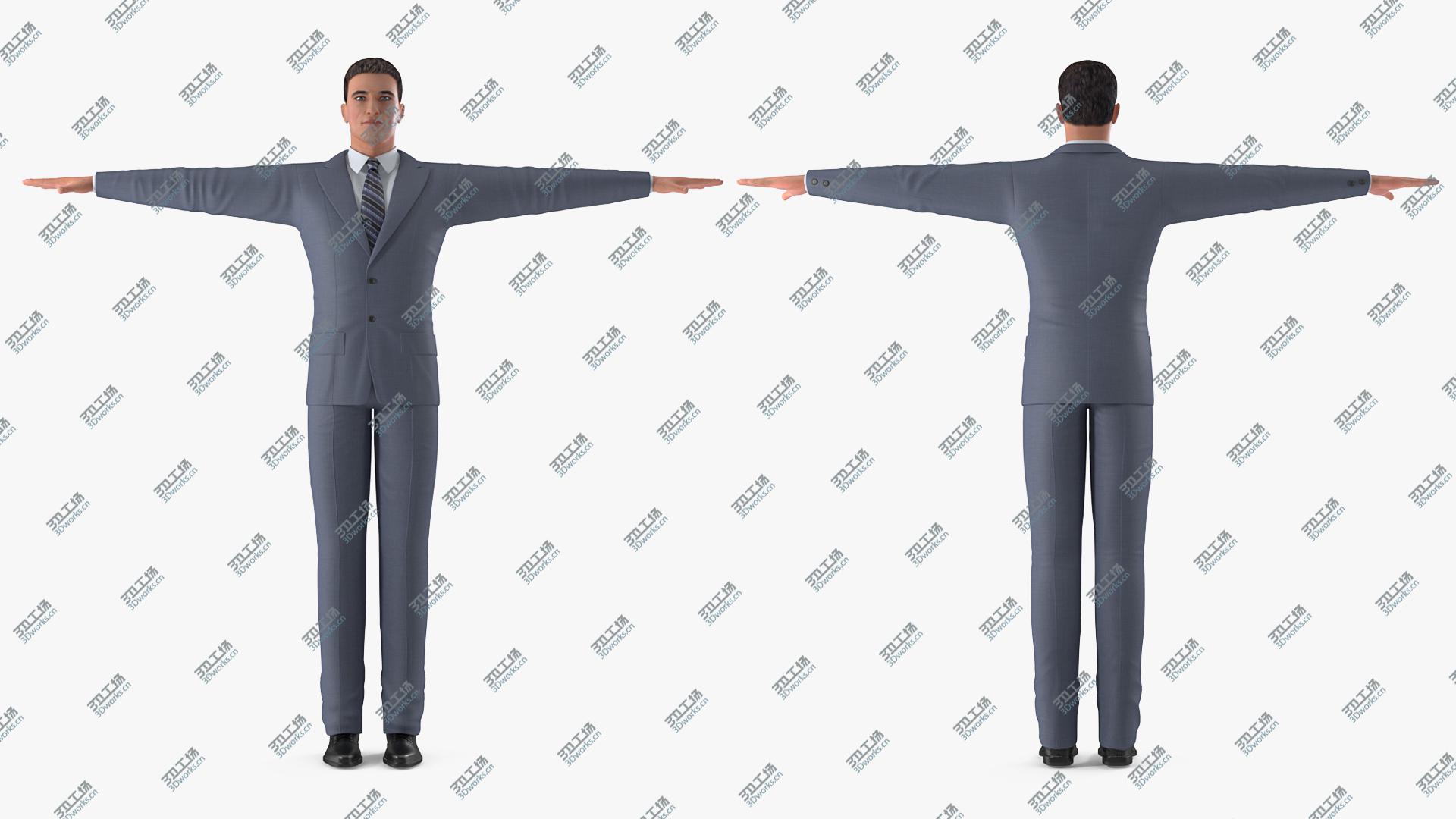 images/goods_img/20210313/3D Man in Business Suit T-Pose/1.jpg